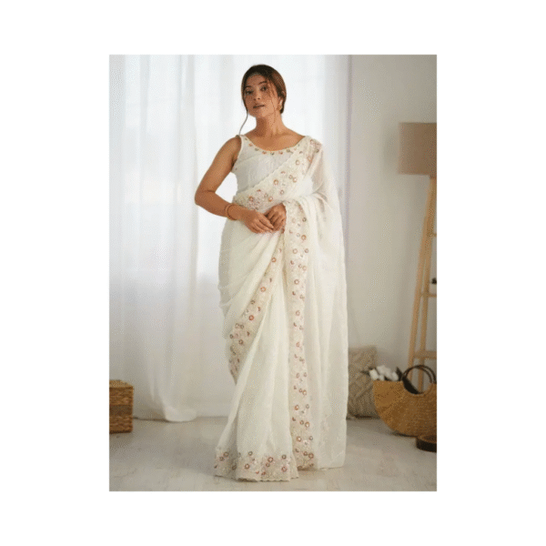 ANOUK Embellished Banarasi Georgette Saree
